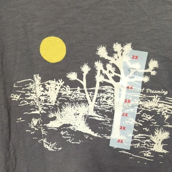 NWT Old Navy Gray Short Sleeve Tee with Minimalist Graphic - Picture 2 of 5